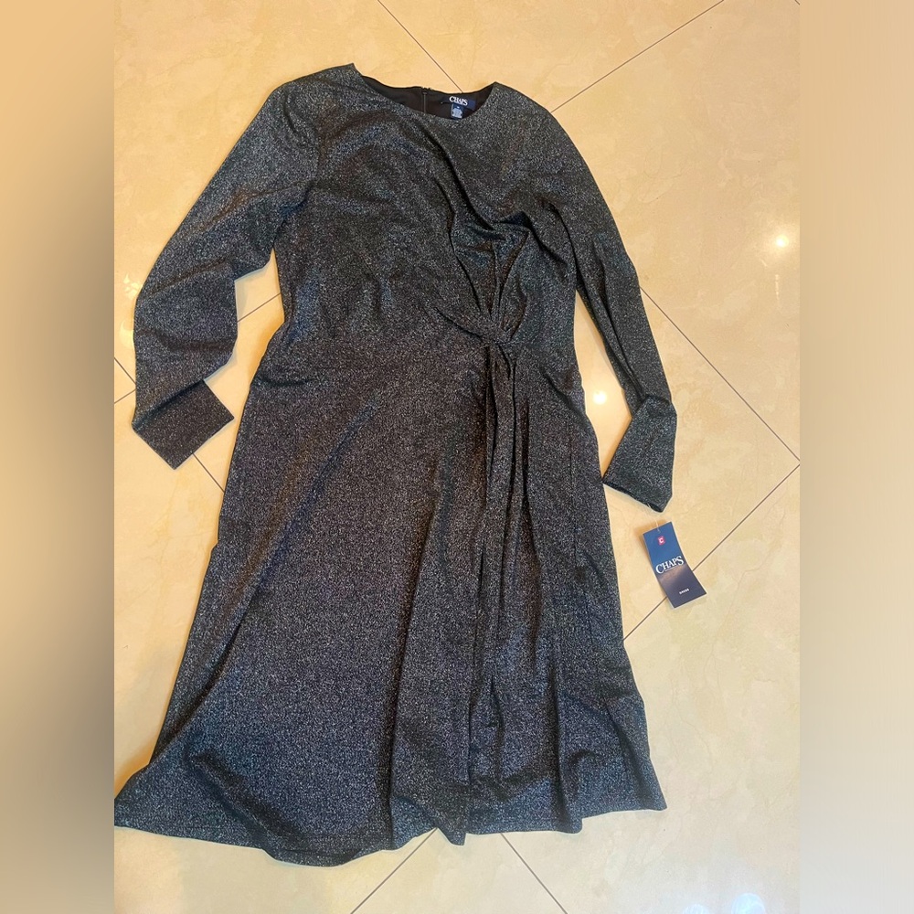 Chaps womens sparkly dress size 10